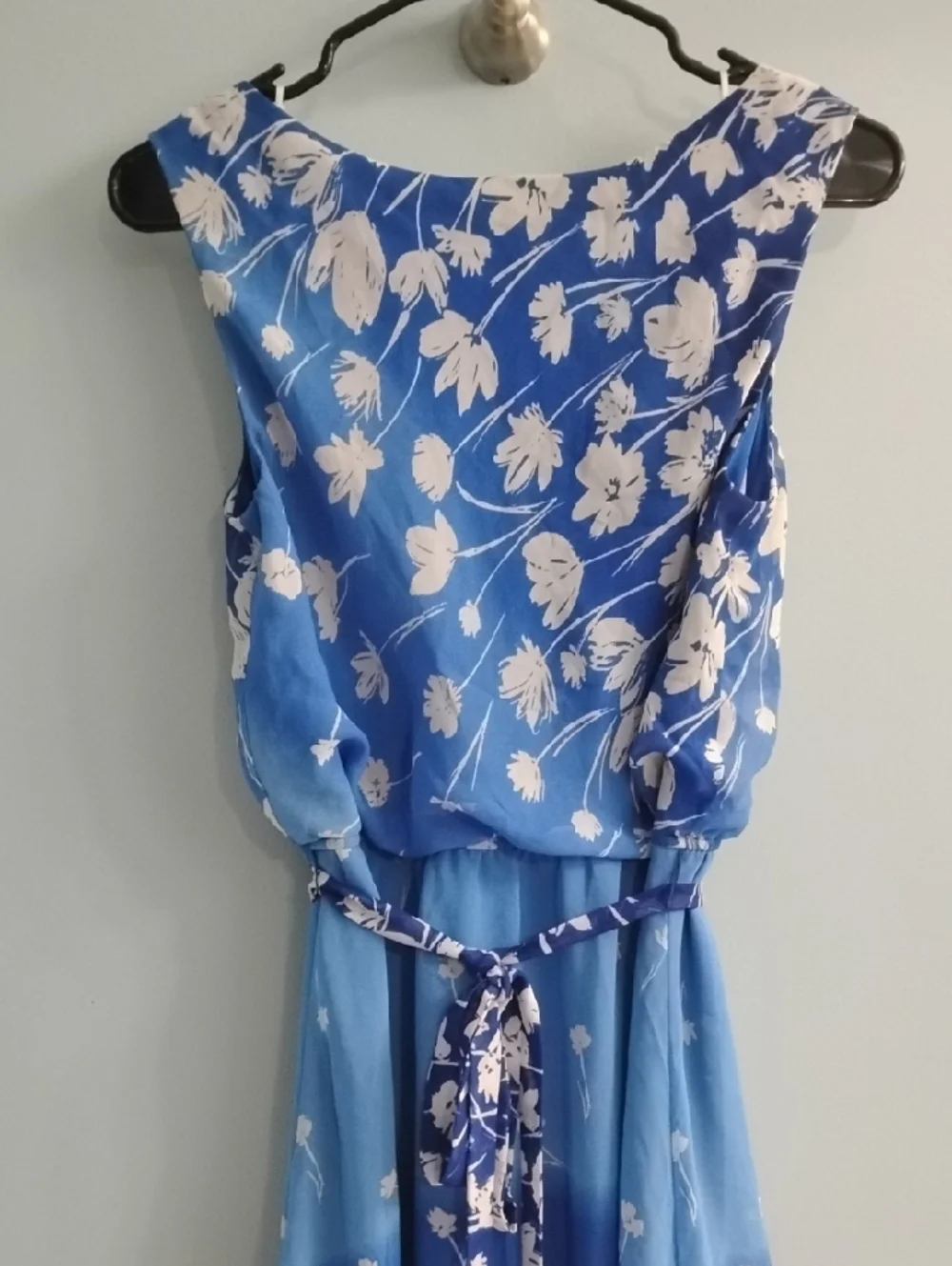 Rabbit Rabbit Rabbit Blue Floral High-Low Dress Size 6 - Picture 5 of 6